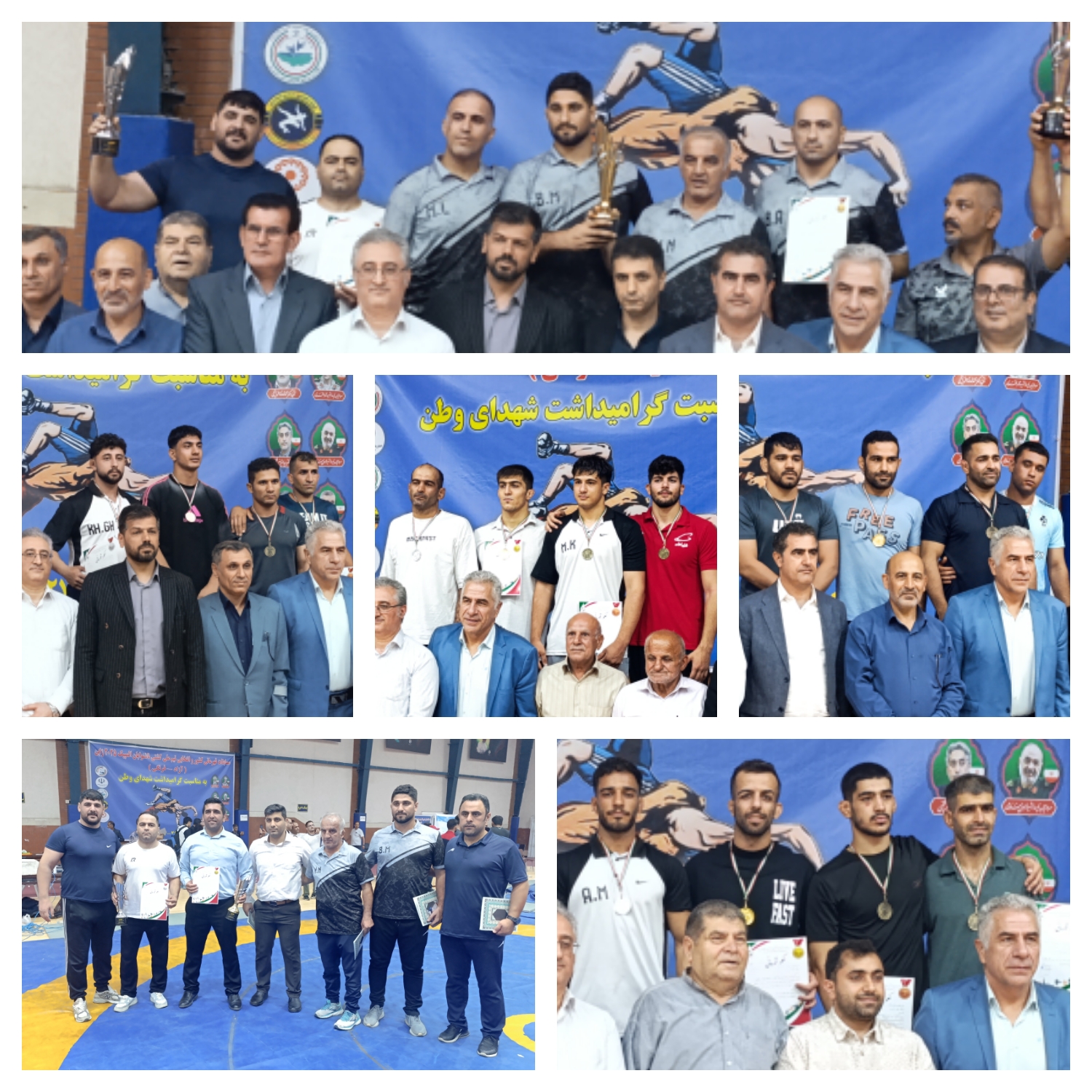 تیم کشتی ناشنوایان کرمانشاه نائب قهرمان کشور شد 